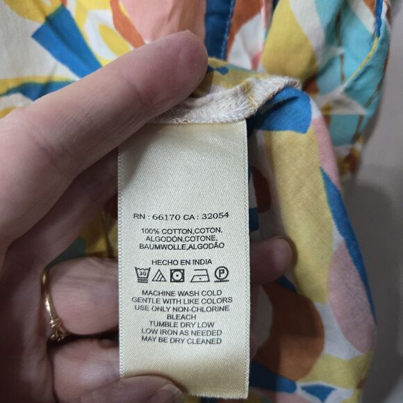 Artwork  of Danielle Kroll Abstract Blouse Small - Picture 4 of 5